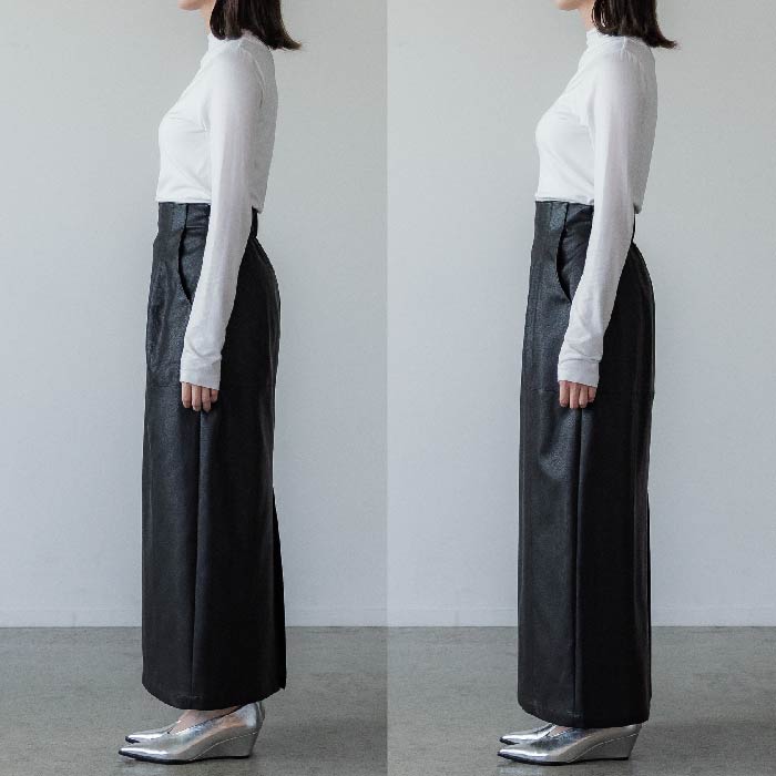 SIWEM(シウム) ONLINE STORE / FAUX LEATHER SKIRT